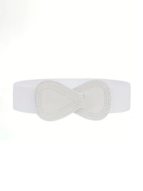 Bow Shaped Elastic Plus Size Belt in Colours