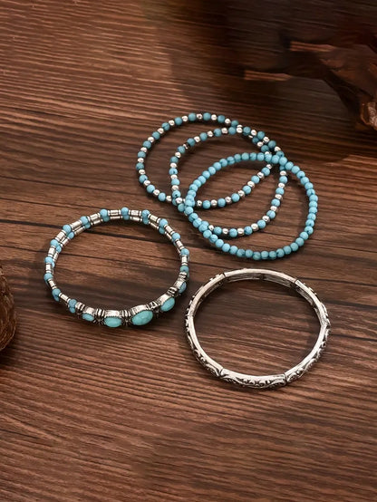 Vintage Western Style Bracelet Set