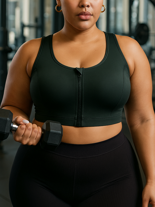 Pansy Plus Size Sports Bra by Run Free by Vee