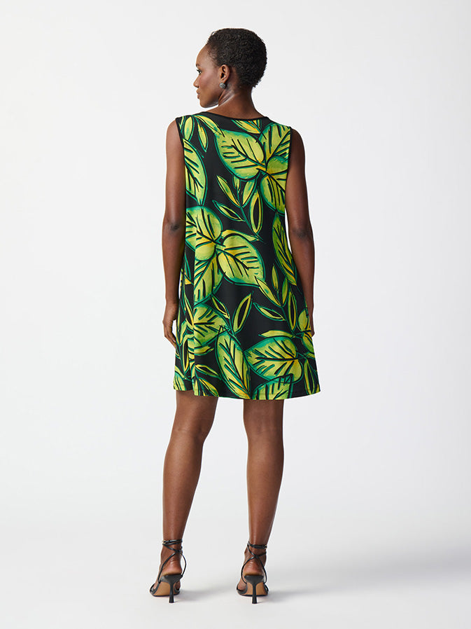 Soleil Tropical A-line Plus Size Dress by designer Joseph Ribkoff 241119