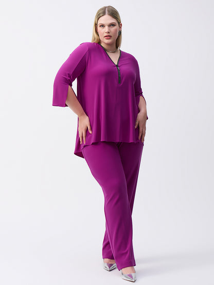 Isabella Fit and Flare Top by Designer Joseph Ribkoff 243314