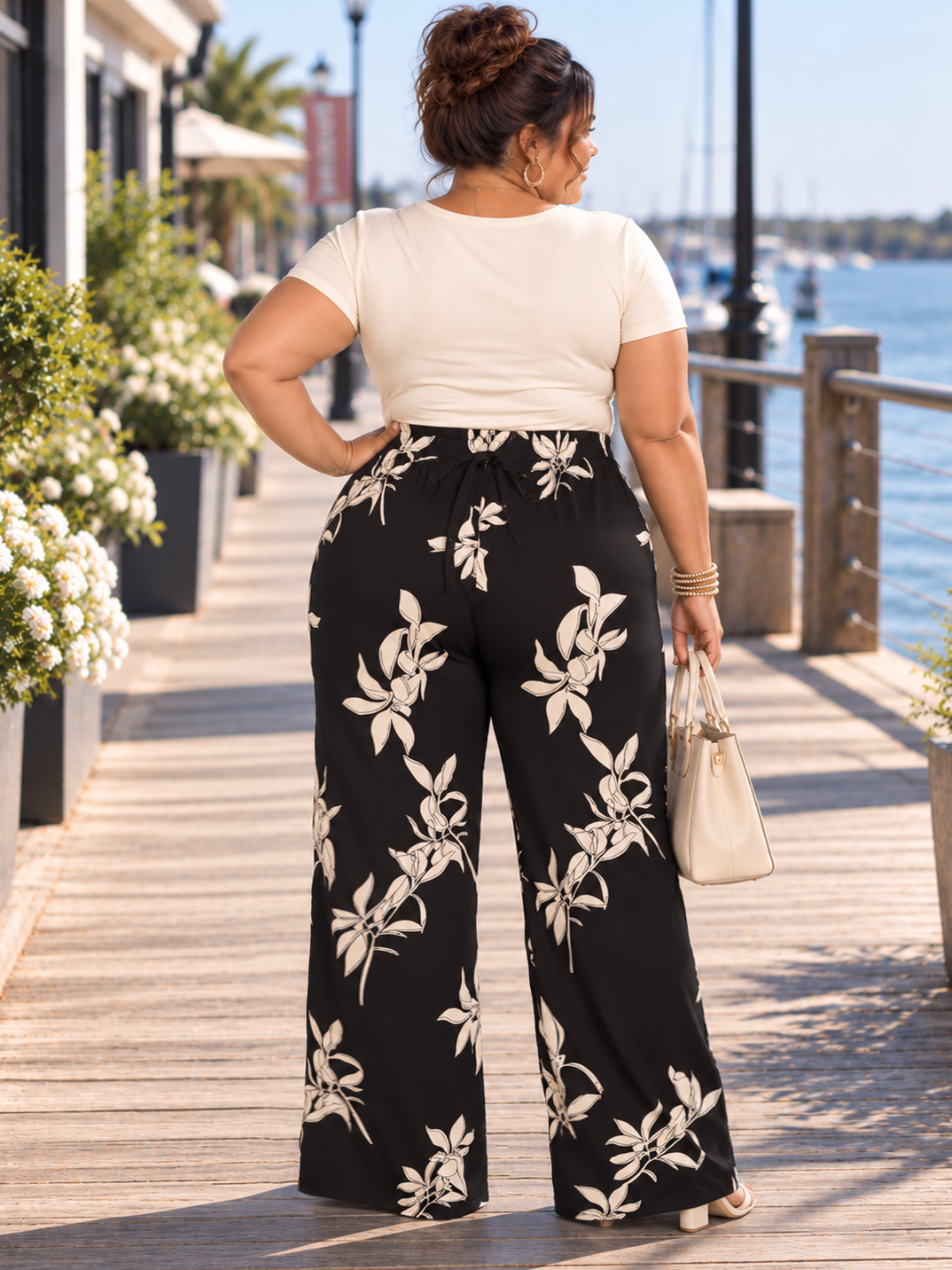 Emmy Floral Plus Size Pant