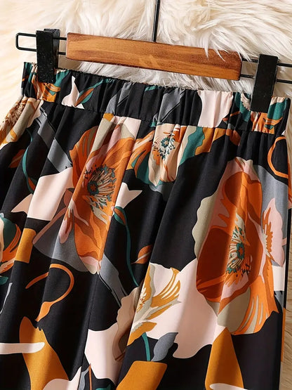 Vickie A-line Plus Size Skirt