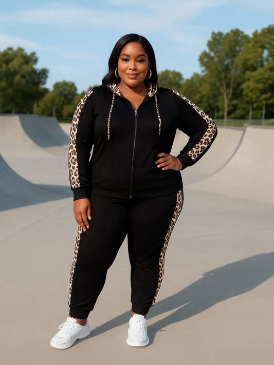 Nikki Plus Size Jogger Set
