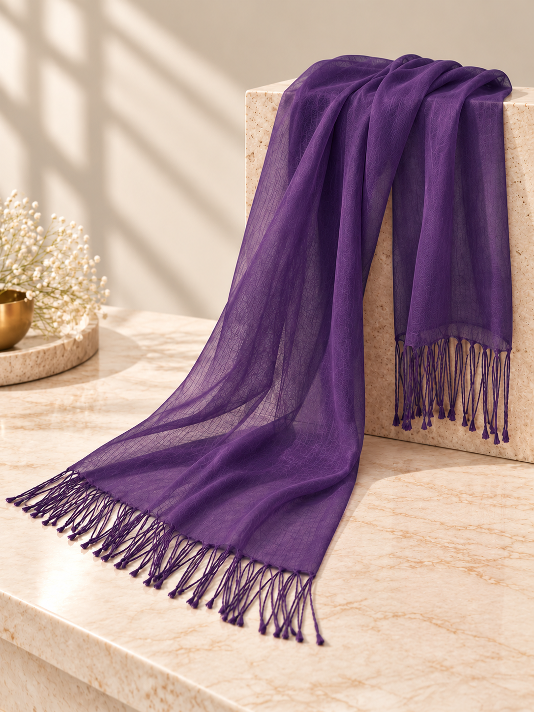 Basic Scarf with Tassle