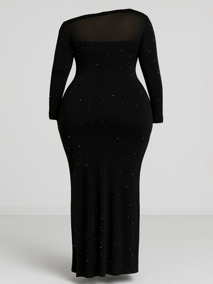 Haima Asymmetrical Plus Size Dress