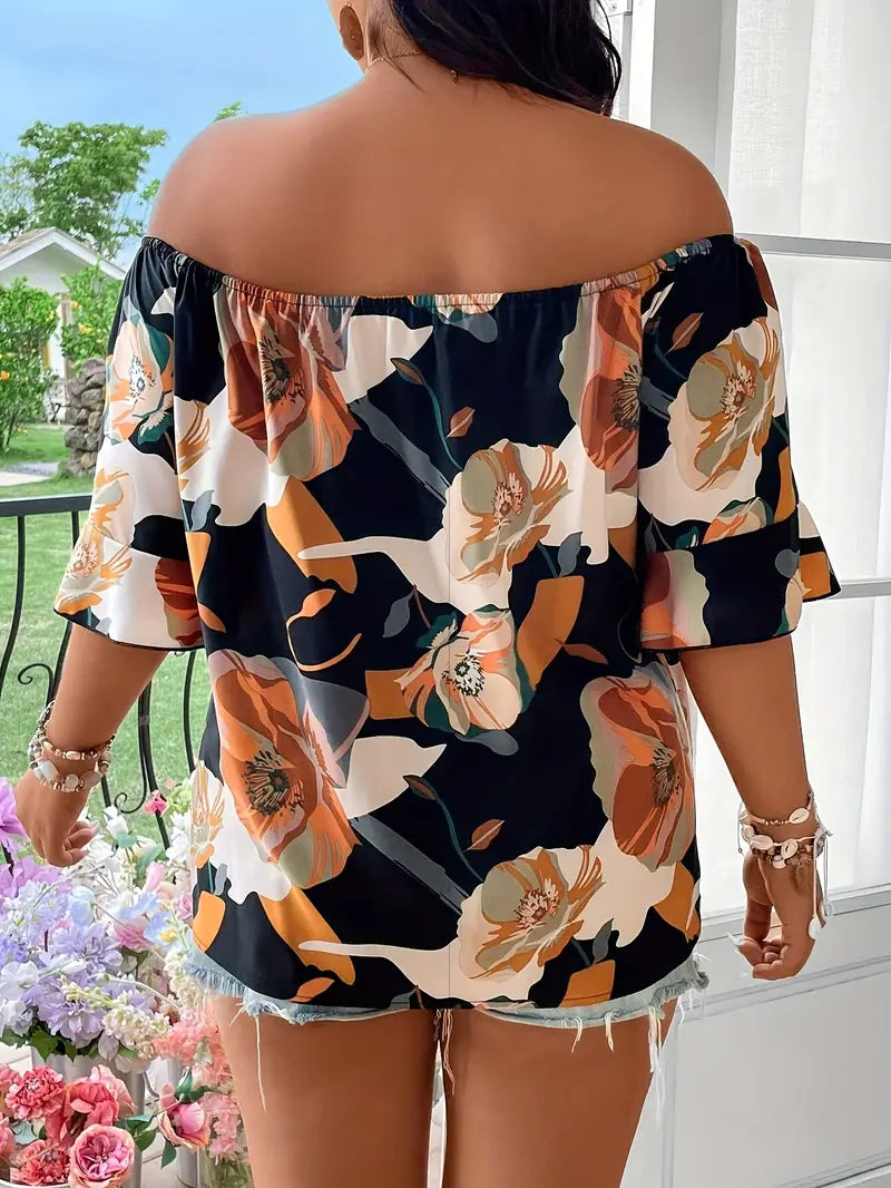 Solene Off The Shoulder Plus-Size Top