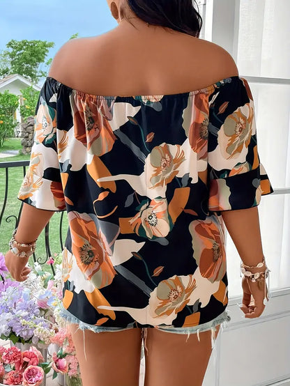 Solene Off The Shoulder Plus-Size Top