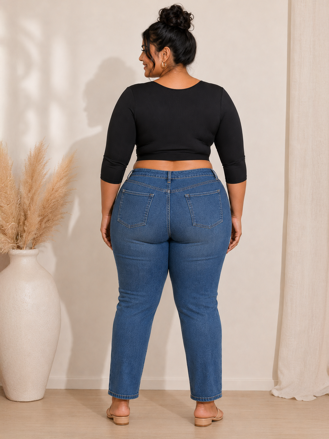 Instant Sleeves Plus Size Top