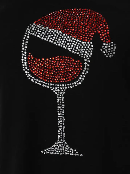 Cheers to the Holidays Plus Size Top