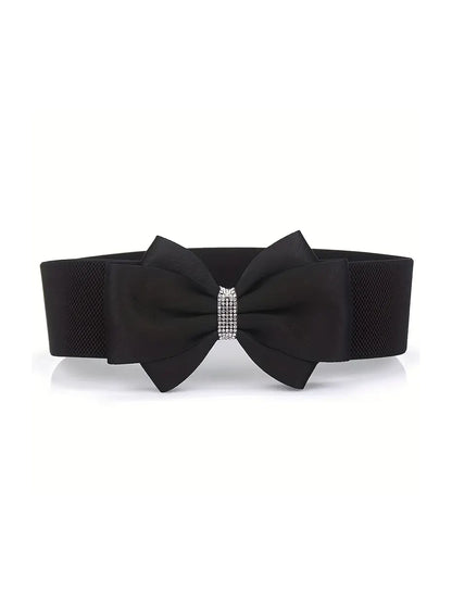 Bow & Rhinestone Plus Size Belt