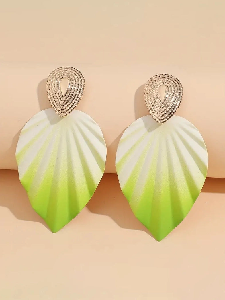 Vintage Leaf Shape Earrings