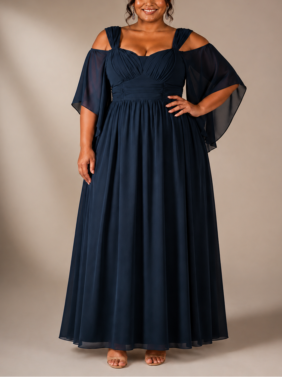 Enchanted Cold Shoulder Plus Size Dress