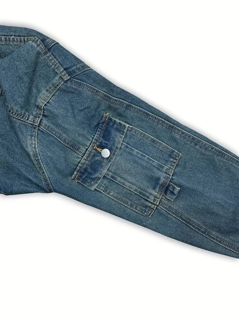 Roxy Super Cropped Plus Size Denim Jacket