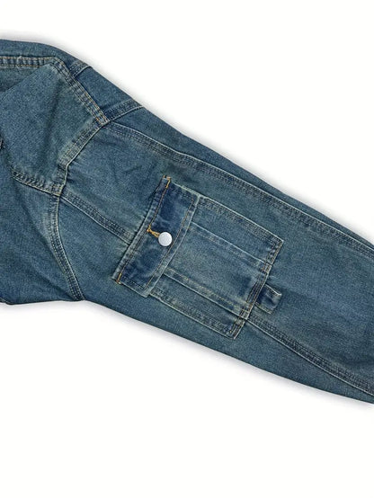 Roxy Super Cropped Plus Size Denim Jacket