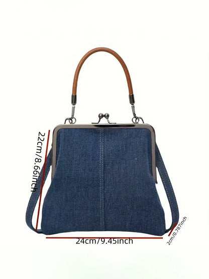 Vintage Crossbody Denim Bag