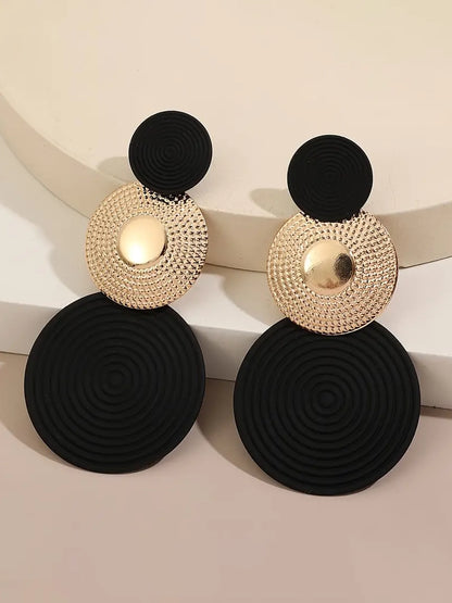 Stylish Circle Statement Earrings