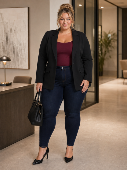 The Essential Plus Size Blazer