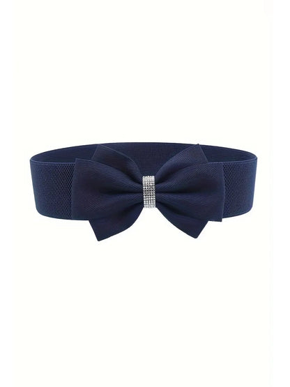 Bow & Rhinestone Plus Size Belt