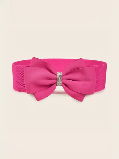 Bow & Rhinestone Plus Size Belt