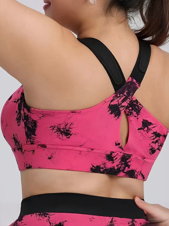 Haze Plus Size Sports Bra by Run Free by Vee