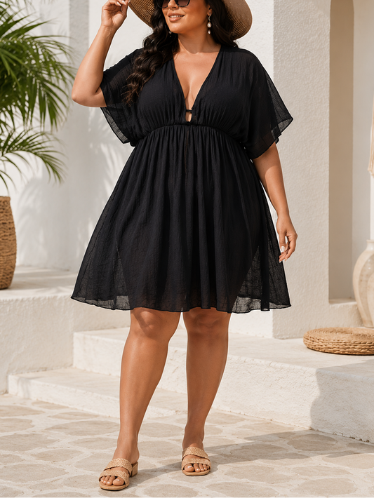 formal dress cover ups and wraps plus size Plus Size Gauze Cover Ups