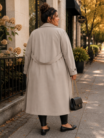 The Classic Plus Size Trench Coat