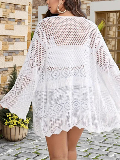 Ori Boho Plus Size Knitted Cardigan