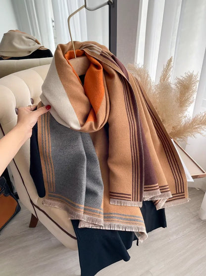 Geometric Blanket Scarf
