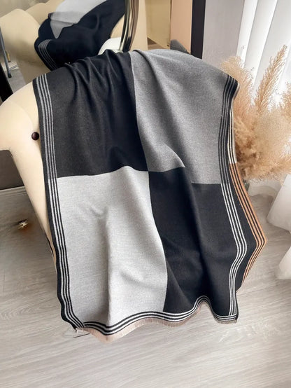 Geometric Blanket Scarf