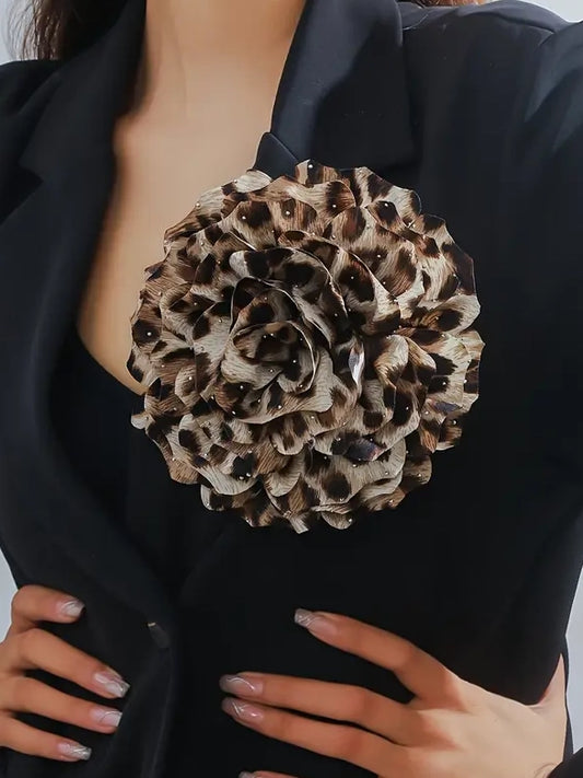 Leopard Flower Applique