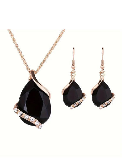 Necklace and Earring Evening Set