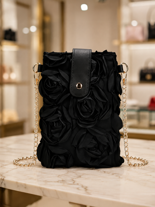 Mini Rose Embossed Crossbody