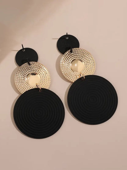 Stylish Circle Statement Earrings