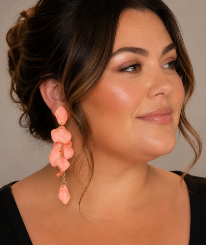 Lux Petal Drop Earrings