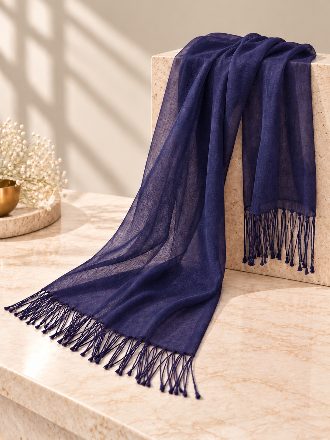 Basic Scarf with Tassles