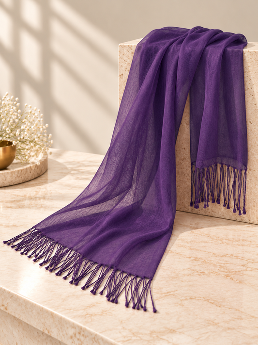 Basic Scarf with Tassles