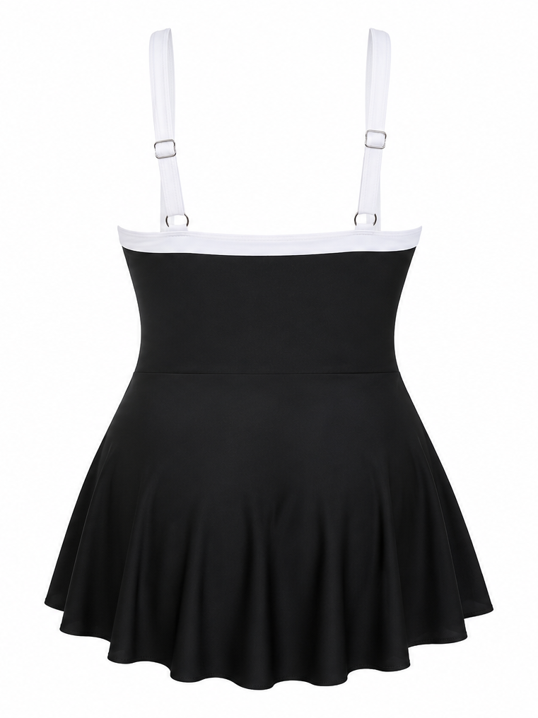 Carly One Piece Plus Size Swim Dress