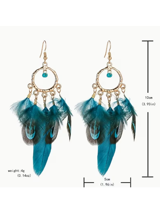 Cascade Feather Earrings