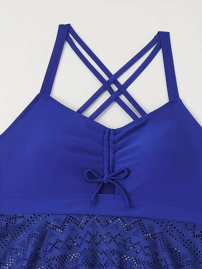 Charlotte Two-Piece Tankini Set Plus-Size Swimwear