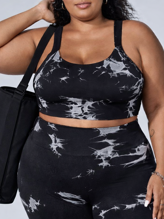Hazel Active Plus Size Bra by Run Free by Vee