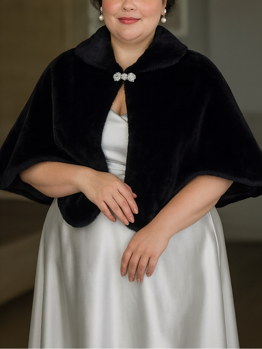 Baroque Lux Faux Fur Shawl