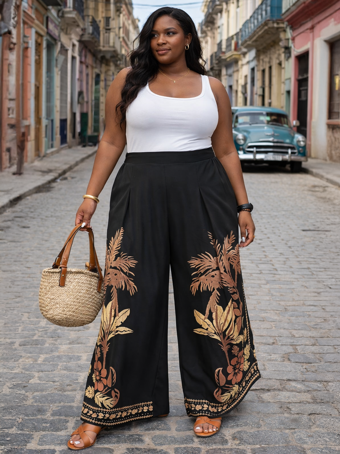 Tatiana Boho Plus Size Pant