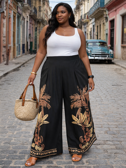 Tatiana Boho Plus Size Pant