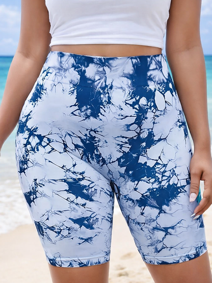 Canna Plus Size Bike Shorts by Run Free by Vee