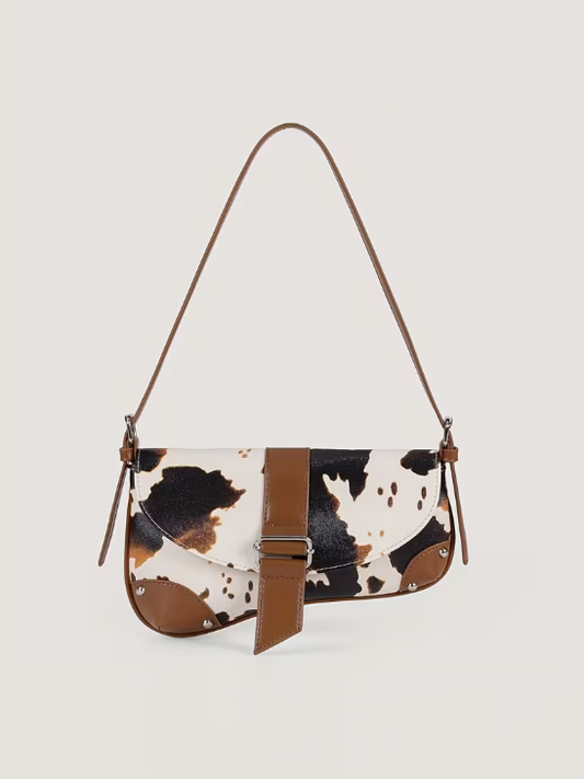 Chic and Trendy Cow Print Bag