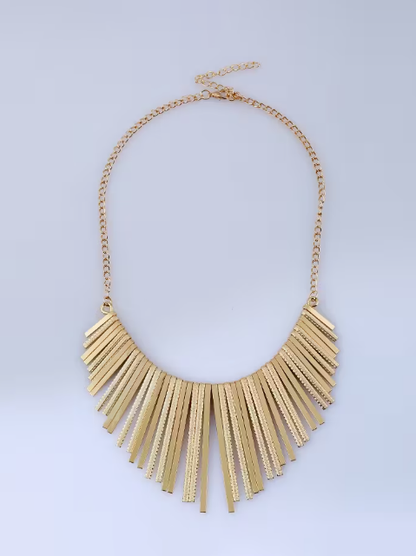 Contemporary Glam Statement Necklace, necklace, detail view