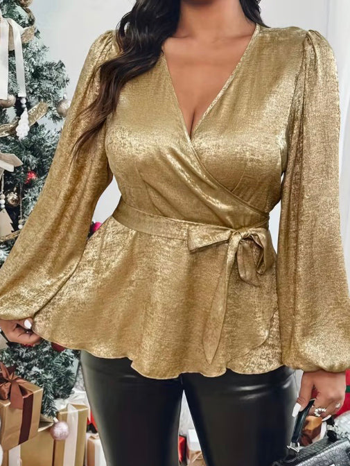 Grace V-Neck Plus Size Top