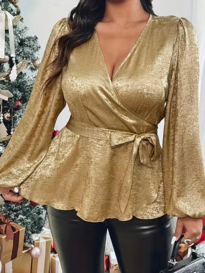 Grace V-Neck Plus Size Top