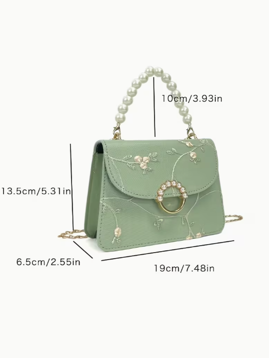 Elegant Mini Embroidered Bag detail view